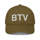 BTV Burlington Airport Code Organic Cotton Dad Hat