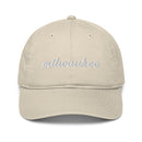 Cursive Milwaukee Organic Cotton Dad Hat