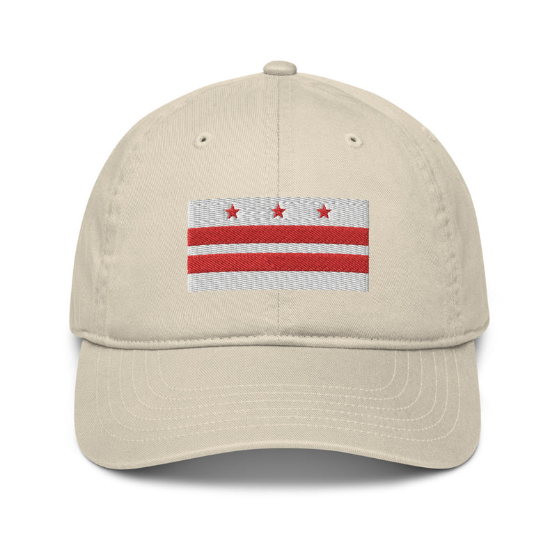 Washington DC Flag Organic Cotton Dad Hat