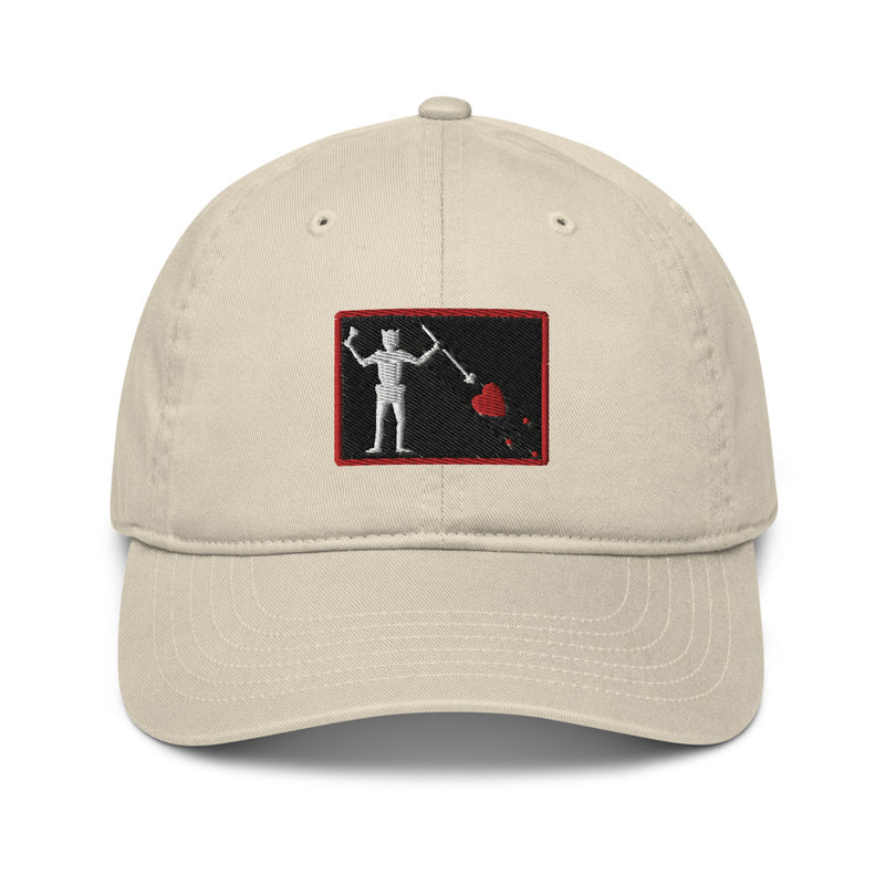 Blackbeard Pirate Flag Organic Cotton Dad Hat