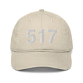 517 Lansing MI Area Code Organic Cotton Dad Hat