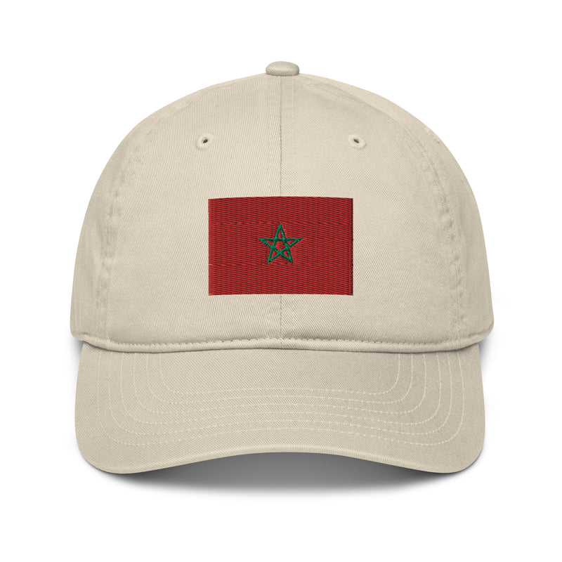 Moroccan Flag Organic Cotton Dad Hat