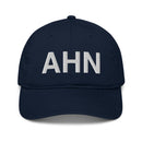 AHN Athens GA Airport Code Organic Cotton Dad Hat