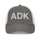 ADK Adirondack Mountains Upstate NY Faded Trucker Hat