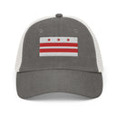 Washington DC Flag Faded Trucker Hat