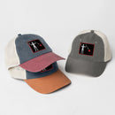 Blackbeard Pirate Flag Faded Trucker Hat