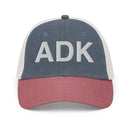 ADK Adirondack Mountains Upstate NY Faded Trucker Hat