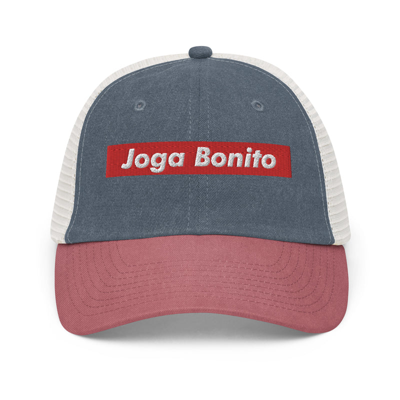 Joga Bonito Box Logo Faded Trucker Hat