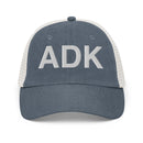 ADK Adirondack Mountains Upstate NY Faded Trucker Hat