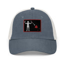 Blackbeard Pirate Flag Faded Trucker Hat