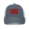 Moroccan Flag Faded Trucker Hat