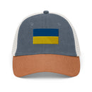 Flag of Ukraine Faded Trucker Hat