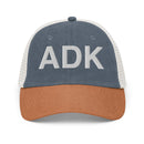ADK Adirondack Mountains Upstate NY Faded Trucker Hat