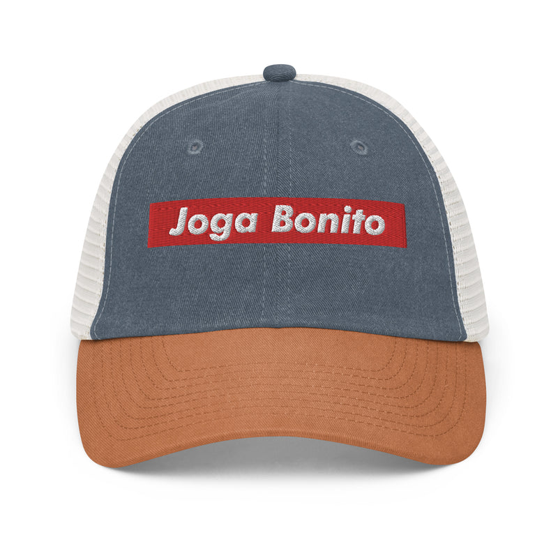 Joga Bonito Box Logo Faded Trucker Hat