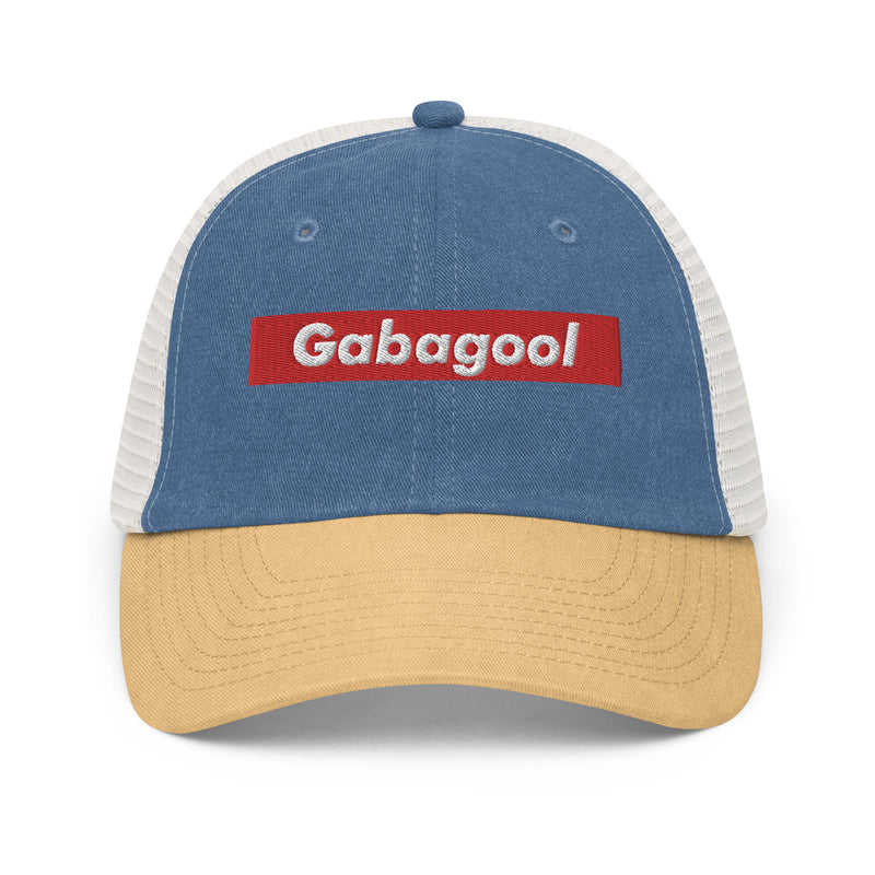Gabagool Box Logo Faded Trucker Hat