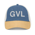 GVL Greenville SC Airport Code Faded Trucker Hat