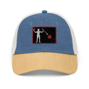 Blackbeard Pirate Flag Faded Trucker Hat