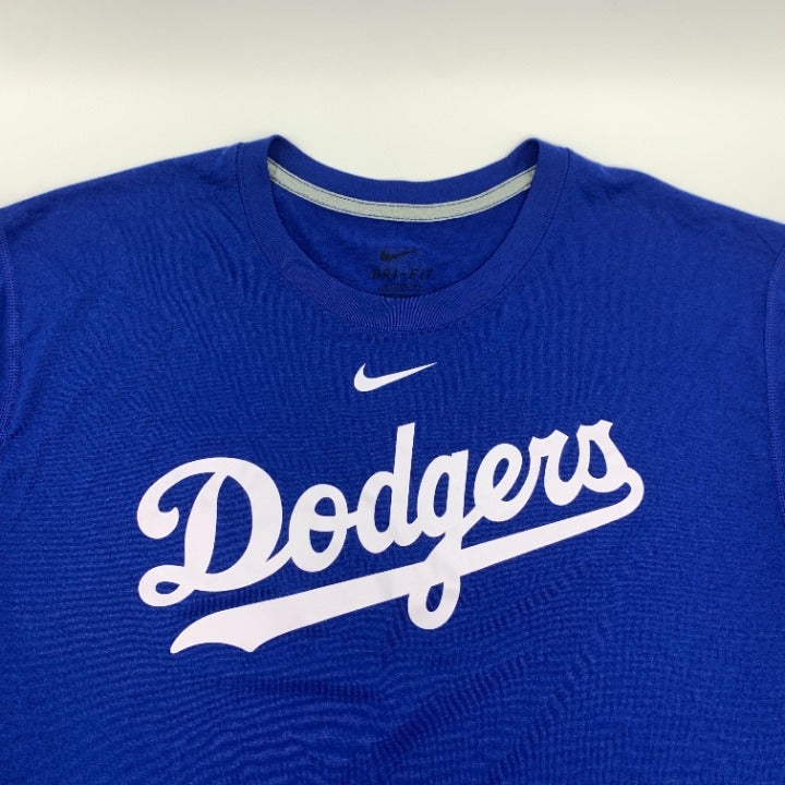 LA Dodgers Nike Center Swoosh Dri Fit T-shirt Size 2XL