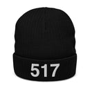 517 Lansing MI Area Code Recycled Cuffed Beanie