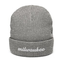 Cursive Milwaukee Recycled Polyester Cuffed Beanie