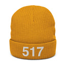 517 Lansing MI Area Code Recycled Cuffed Beanie