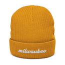 Cursive Milwaukee Recycled Polyester Cuffed Beanie