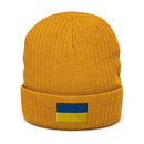 Flag of Ukraine Recycled Cuffed Beanie