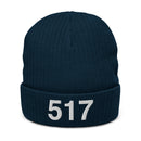 517 Lansing MI Area Code Recycled Cuffed Beanie