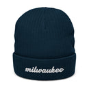Cursive Milwaukee Recycled Polyester Cuffed Beanie