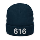 616 Grand Rapids MI Recycled Cuffed Beanie