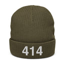 414 Milwaukee Area Code Recycled Polyester Cuffed Beanie