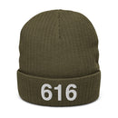 616 Grand Rapids MI Recycled Cuffed Beanie