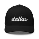 Cursive Dallas TX Trucker Hat
