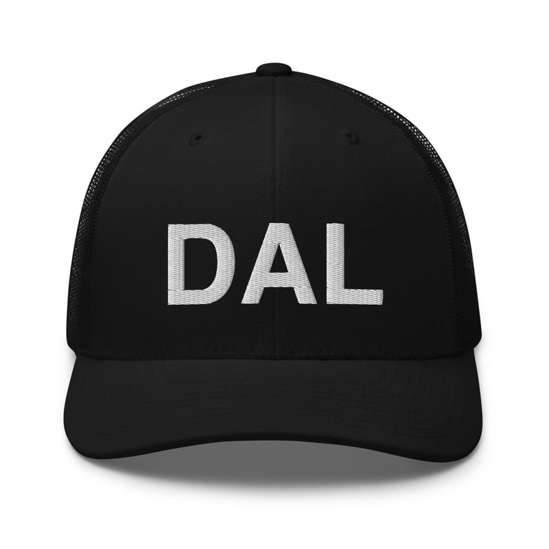 DAL Dallas Airport Code Trucker Hat