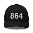 864 Greenville SC Area Code Trucker Hat