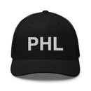 PHL Philadelphia Airport Code Trucker Hat
