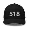 518 Upstate NY Area Code Trucker Hat