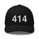 414 Milwaukee Area Code Trucker Hat