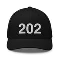 202 Washington DC Area Code Trucker Hat