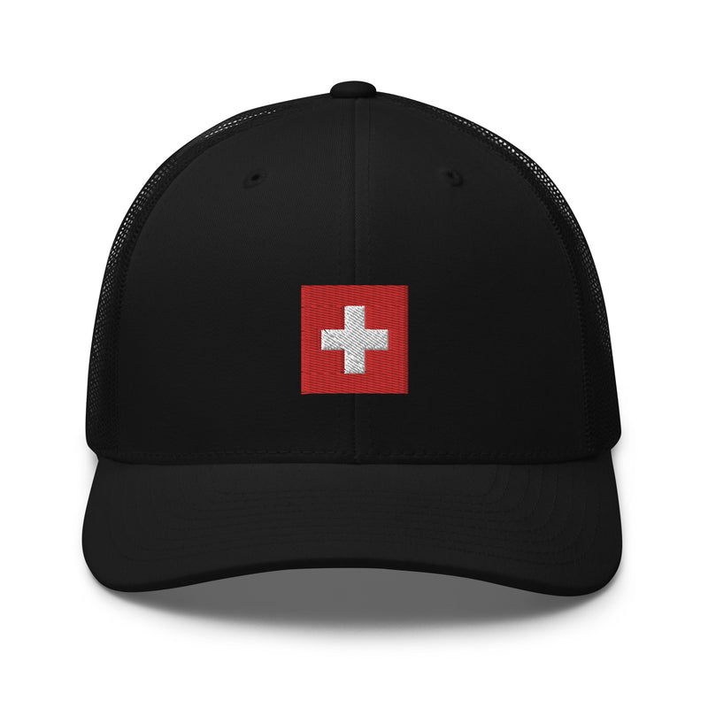 Switzerland Flag Trucker Hat