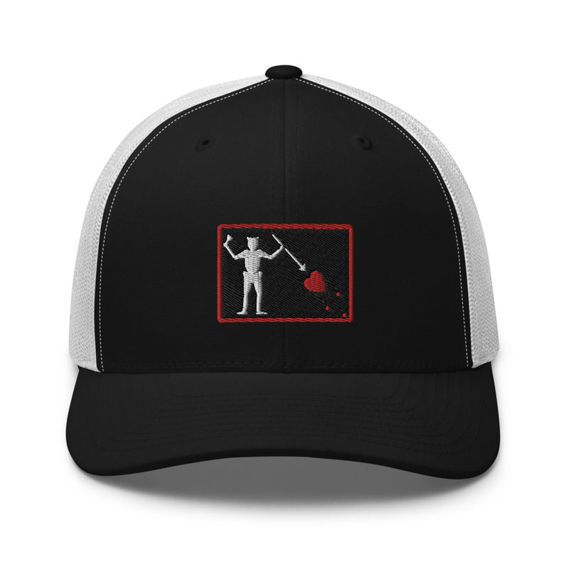 Blackbeard Pirate Flag Trucker Hat