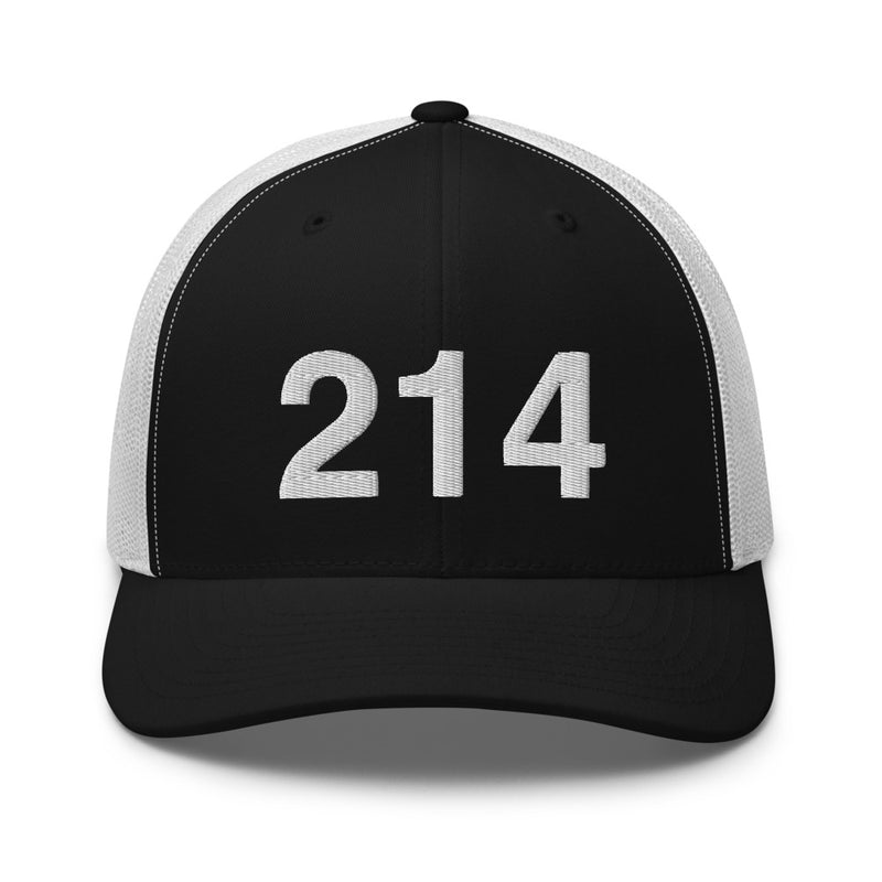 214 Dallas Area Code Trucker Hat