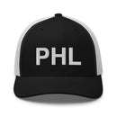 PHL Philadelphia Airport Code Trucker Hat