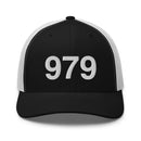 979 College Station Area Code Trucker Hat