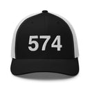574 South Bend IN Area Code Trucker Hat
