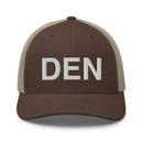 DEN Denver Airport Code Trucker Hat