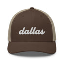 Cursive Dallas TX Trucker Hat