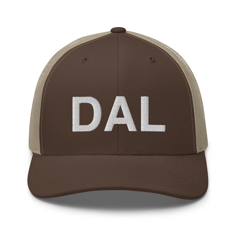 DAL Dallas Airport Code Trucker Hat