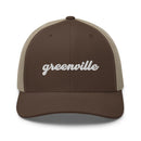 Cursive Greenville SC Trucker Hat