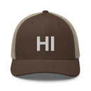 Hawaii HI Trucker Hat.